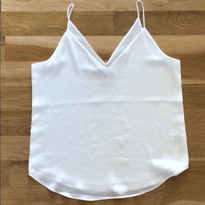 EXPRESS downtown v-neck cami (ivory)